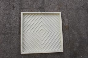 ABS塑料材質菱形條紋水泥地磚模具